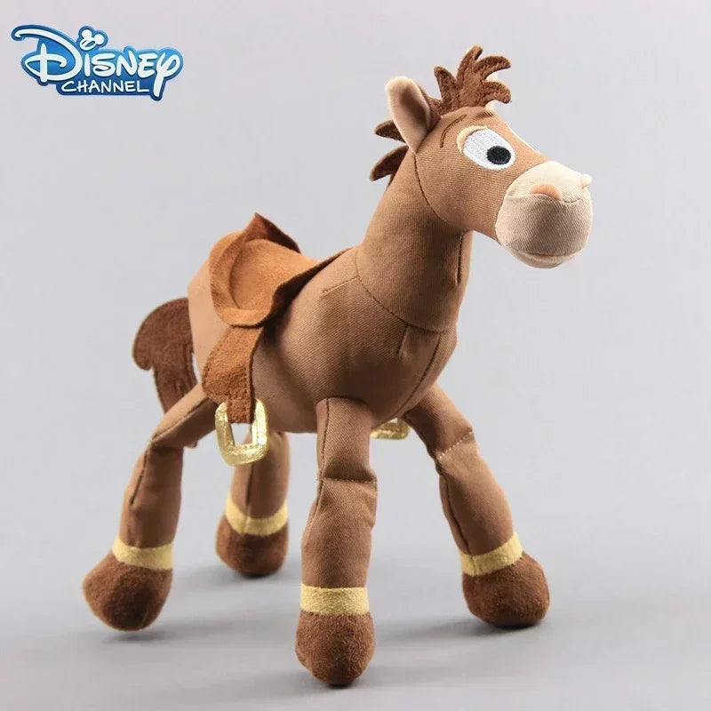 Toy Story Woody Sheriff Bass Bullseye Plush Toy Anime Horse Stuffed Doll Room Decoration Kawaii Peluches Kids Xmas Gift