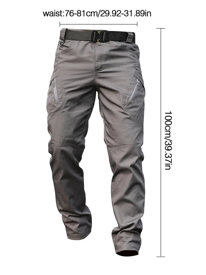 New Nen's Tactical Pants , Multi-pocket Design, Scratch-resistant, Breathable and Comfortable, Outdoor Commuting Lightweight