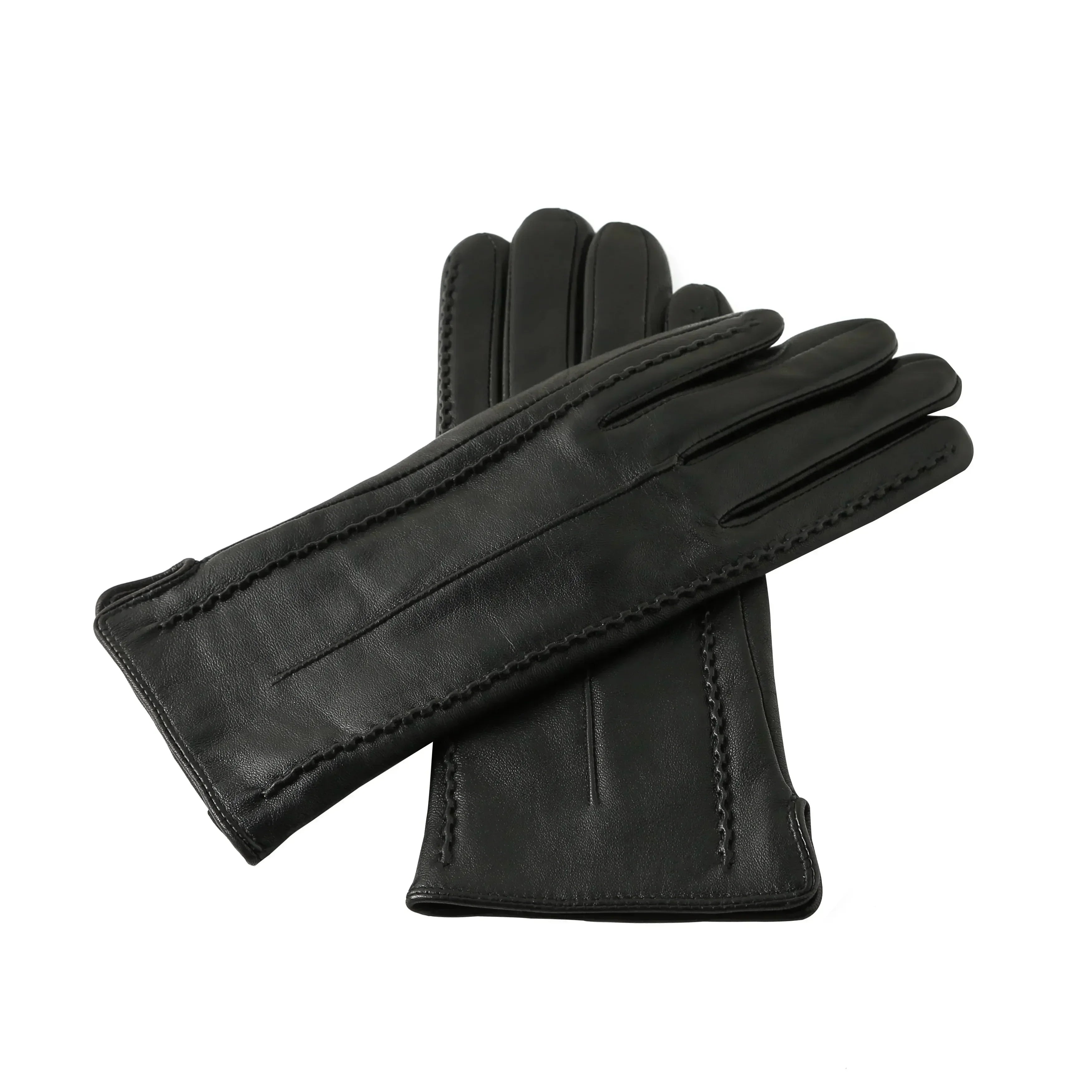 Women's Sheepskin Good Quality Gloves Winter Warm Plus Velvet Short Thin Touch Screen Driving Color Women's Leather Gloves