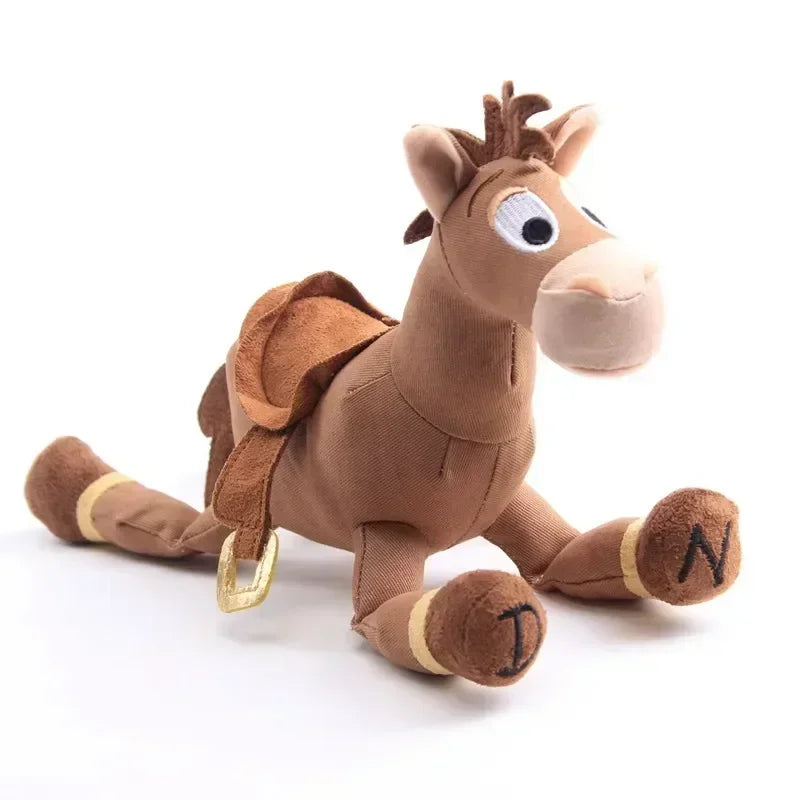 Toy Story Woody Sheriff Bass Bullseye Plush Toy Anime Horse Stuffed Doll Room Decoration Kawaii Peluches Kids Xmas Gift