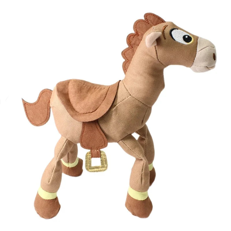 Toy Story Woody Sheriff Bass Bullseye Plush Toy Anime Horse Stuffed Doll Room Decoration Kawaii Peluches Kids Xmas Gift