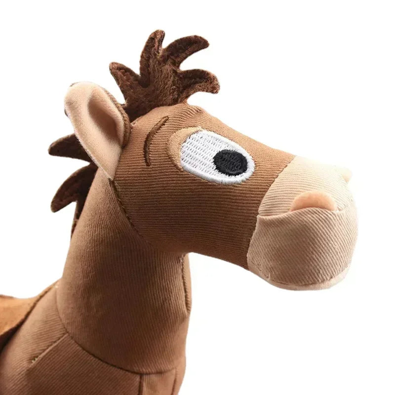Toy Story Woody Sheriff Bass Bullseye Plush Toy Anime Horse Stuffed Doll Room Decoration Kawaii Peluches Kids Xmas Gift